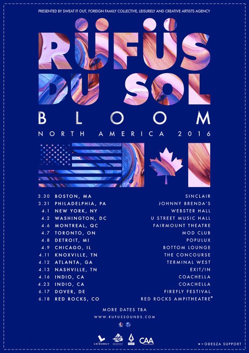 Bloom North American 2016 Tour