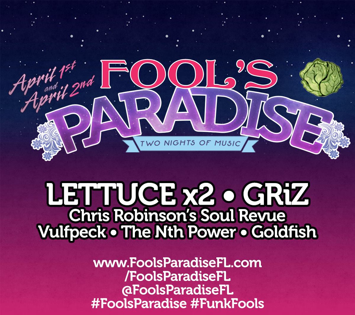 Fool's Paradise Lineup