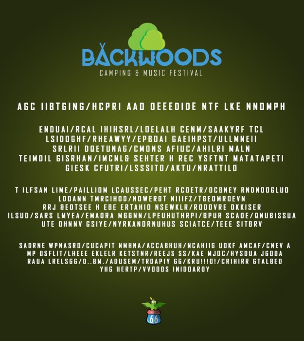 Backwoods Music Festival Lineup 2016