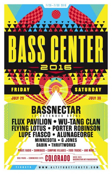 Bass Center Lineup Colorado