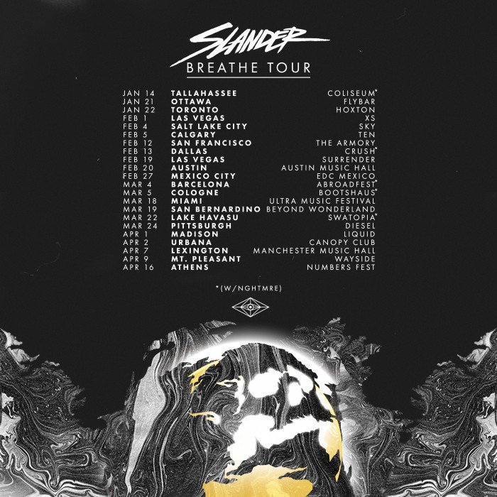 Slander Breathe Tour Dates