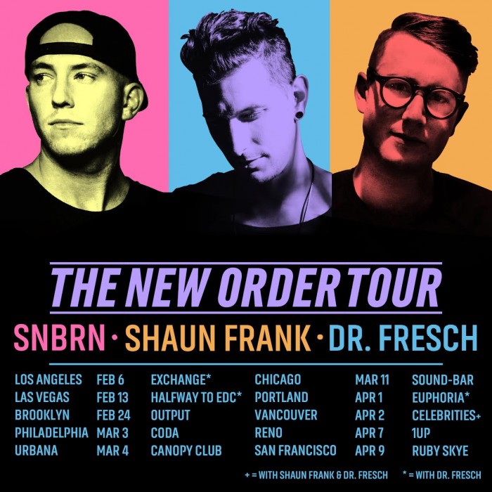 The New Order Tour featuring SNBRN, Shaun Frank, and Dr. Fresch