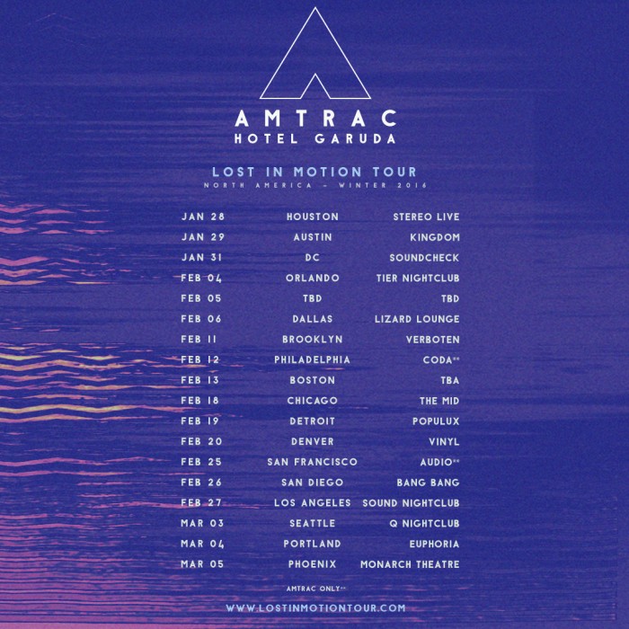 AMTRAC's Lost in Motion Tour 