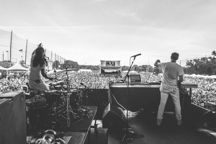 Big Gigantic performs at Governor's Ball Music Festival