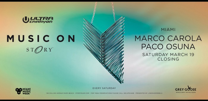 Marco Carola Story Miami Music Week Saturday