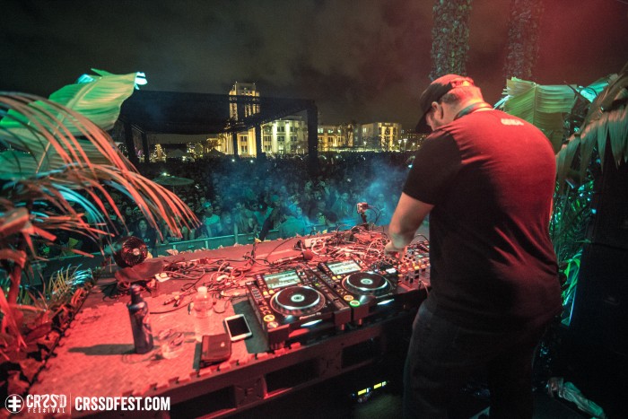 Claude VonStroke closing out CRSSD at The Palms; Photo by Gabe Tiano