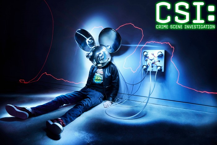 Deadmau5 kills it in a CSI cameo