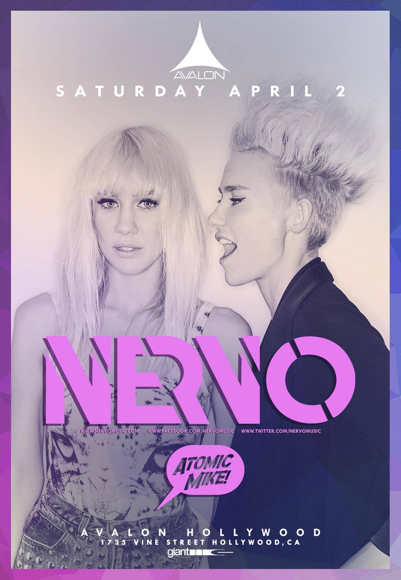 Nervo to Play Avalon Hollywood