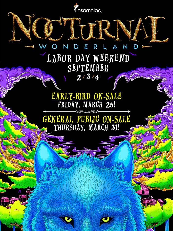 Nocturnal Wonderland Returns to SoCal Labor Day Weekend