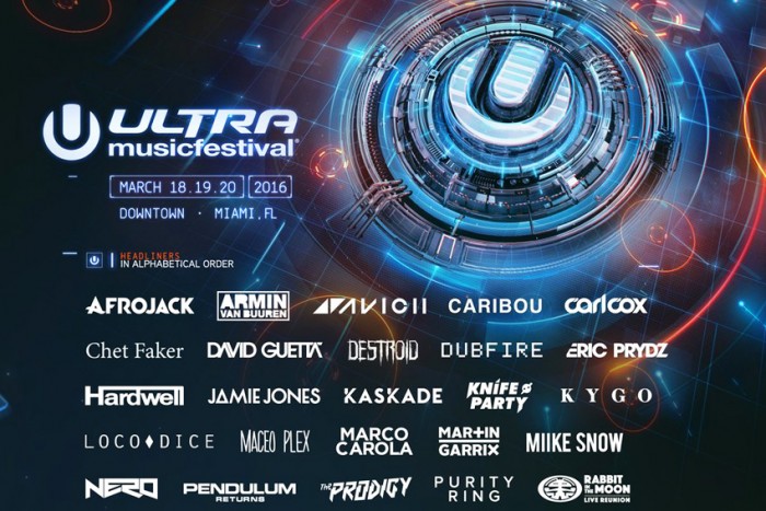 Ultra Music Festival Flyer 2016