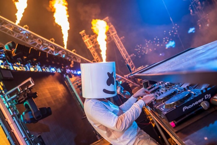 Marshmello at Queen's Domain; Photo by aLIVE Coverage