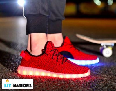 led rave shoes