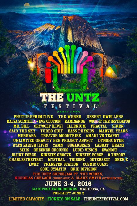 The Untz Festival Full Lineup 2016