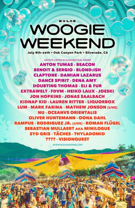 Full 2016 Woogie Weekend Lineup