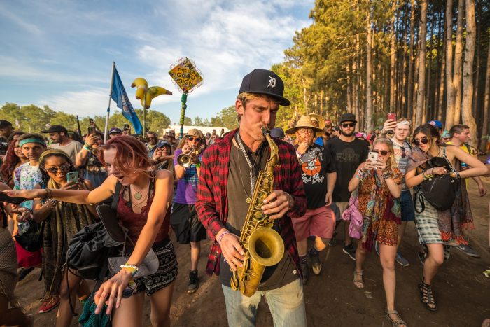 Griz Took to the Forest and Started a Roaming Concert 