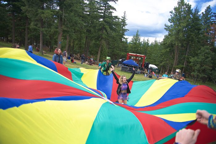 Jumping Into the Parachute @ What The Festival