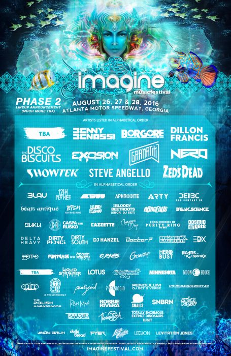 Imagine Music Festival Lineup