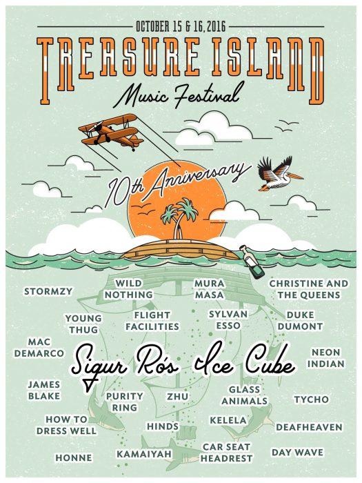 Treasure Island Music Festival 2016 Lineup