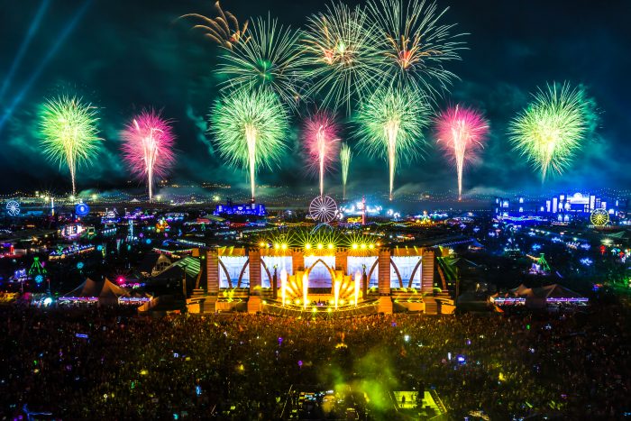 Fireworks at cosmicMEADOW via aLIVE Coverage for Insomniac