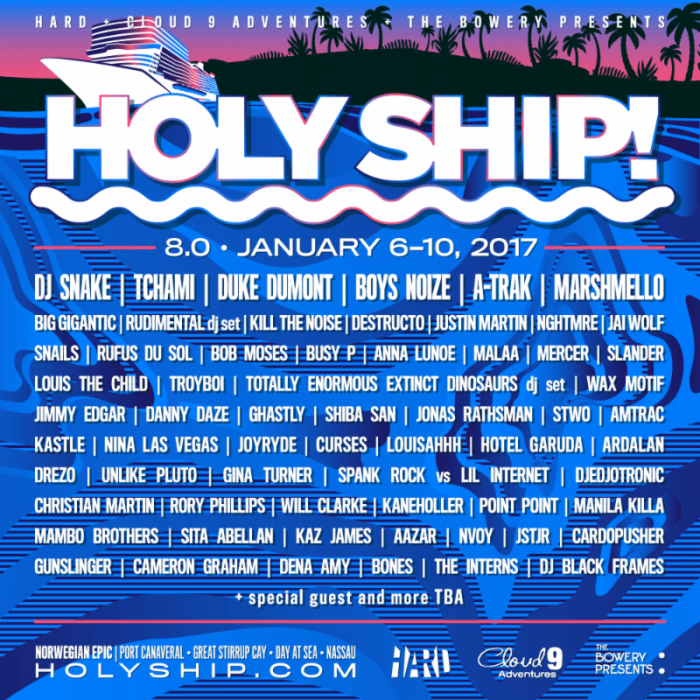 HOLY SHIP! 8.0 - January 6-10 2017