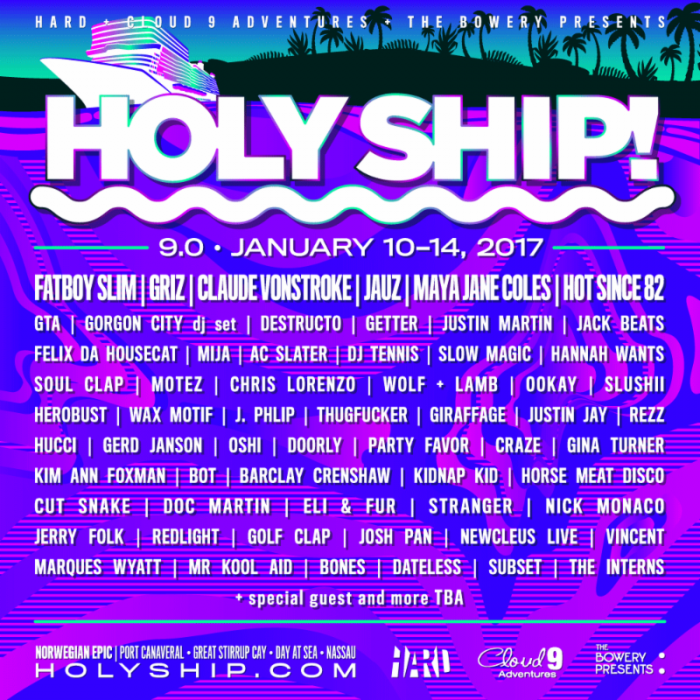 HOLY SHIP! 9.0 - January 10-14 2017