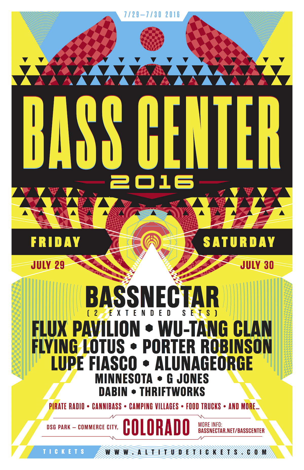 Bass Center 2016 Lineup