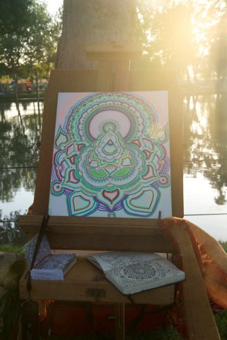 A glimpse of some of the beautiful art created this weekend at Woogie