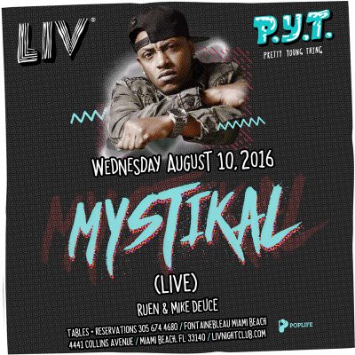 Mystikal (Live) @ LIV Nightclub // August 10, 2016