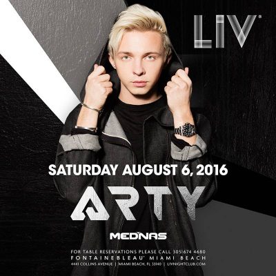 Arty @ LIV Nightclub // August 6, 2016