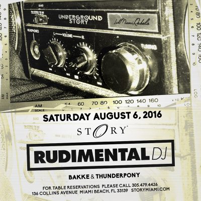 Rudimental (DJ Set) @ STORY Nightclub // August 6, 2016