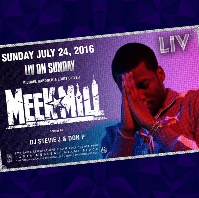 Meek Mill @ LIV Nightclub // July 24, 2016