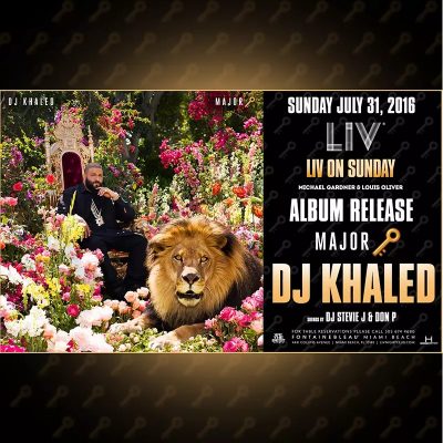 DJ Khaled @ LIV Nightclub // July 31, 2016