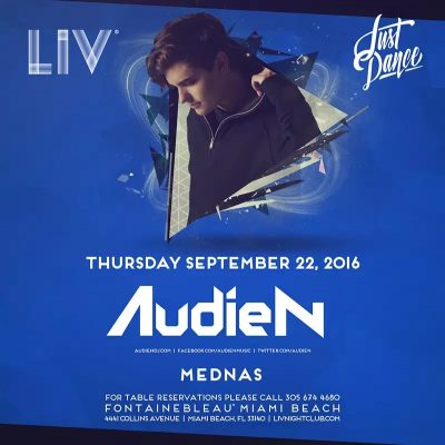 Audien @ LIV Nightclub // September 22, 2016