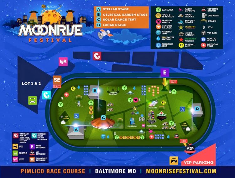 A great layout at Moonrise Festival 2016 meant artists' sets didn't compete with each other