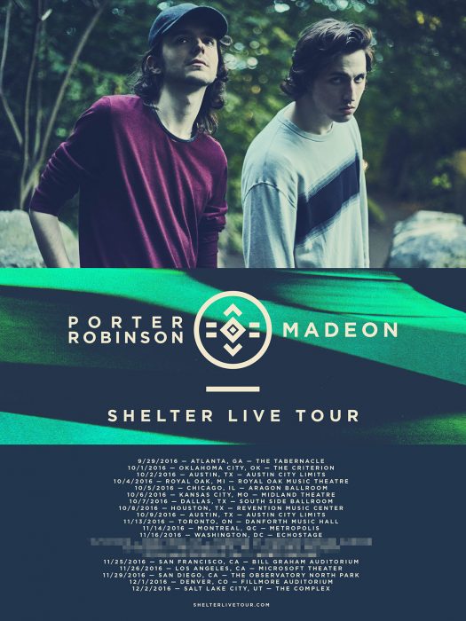 Porter Robinson & Madeon // Shelter Live Tour 2016