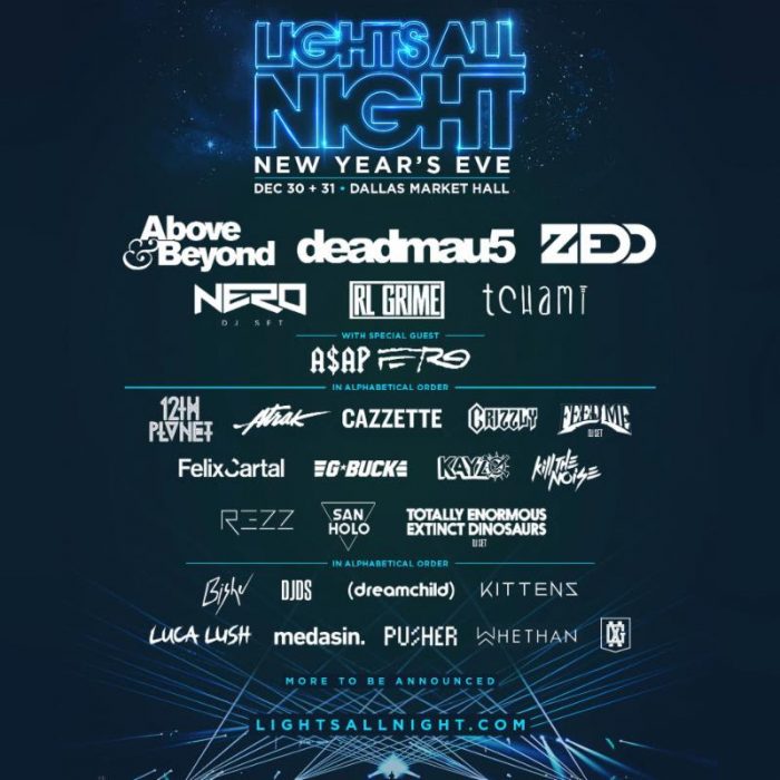 Lights All Night Lineup 2016