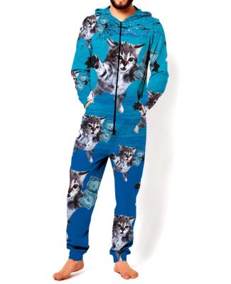 Click here to buy Cat Cobain Onesie : "Smells Like Animal Spirits"