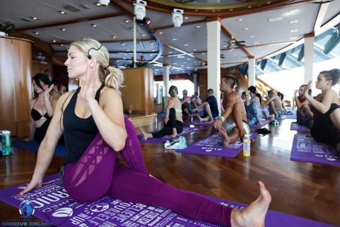 Deep House Yoga Photo from Groove Cruise 