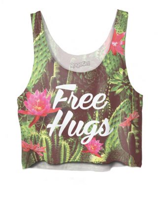 Clcik here to buy a Free Hugs Crop Top