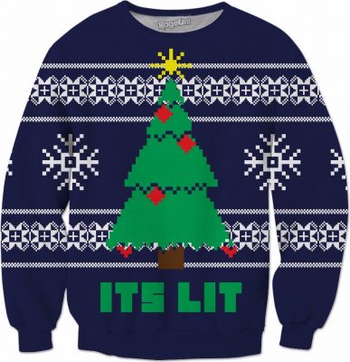 Purchase a It's Lit Ugly Christmas Sweatshirt