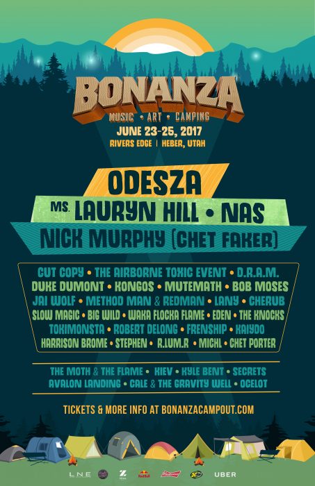 Bonanza Campout Lineup 2017