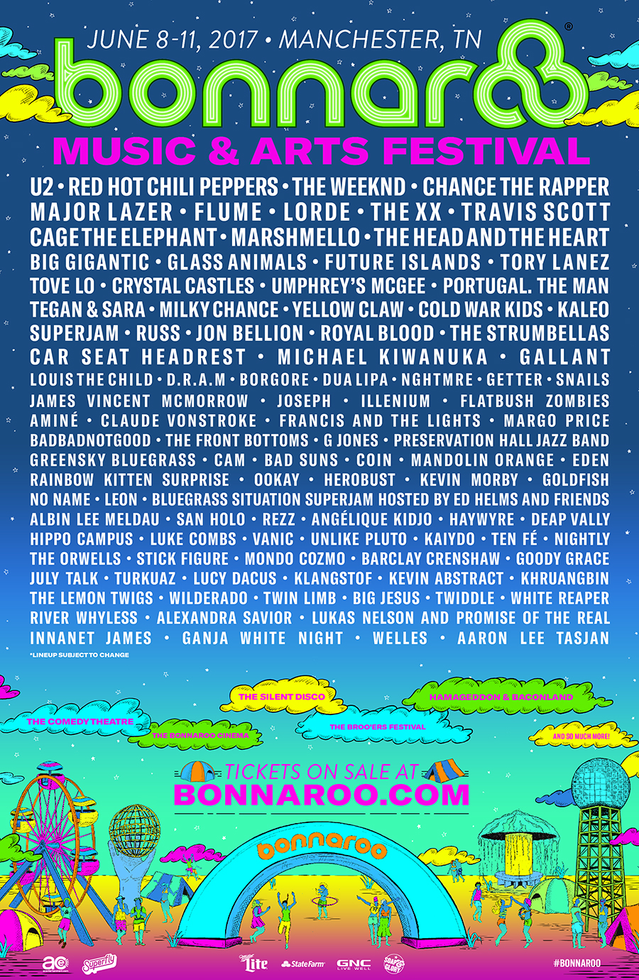 Bonnaroo Lineup 2017