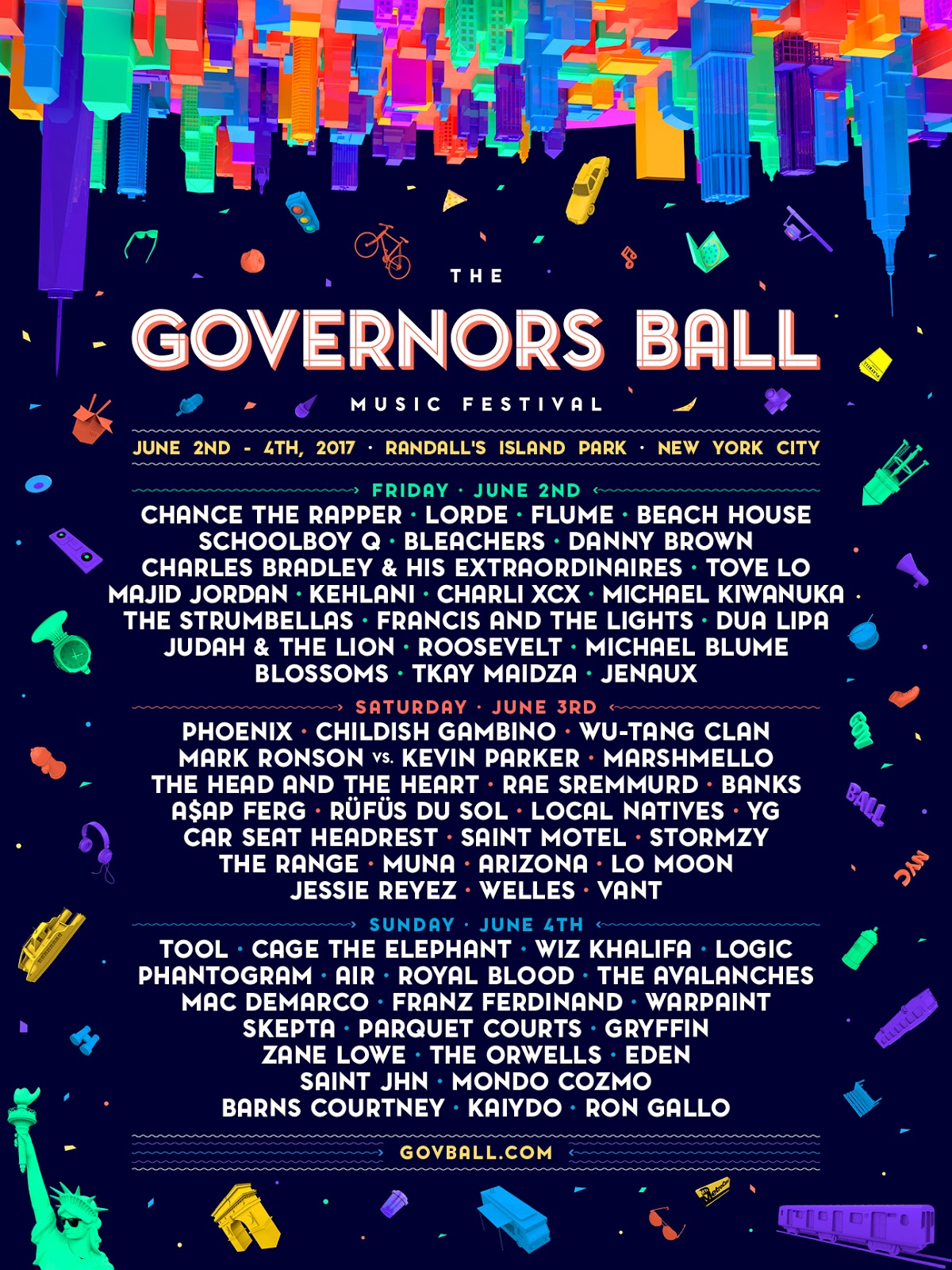 Gov Ball 2017 day by day