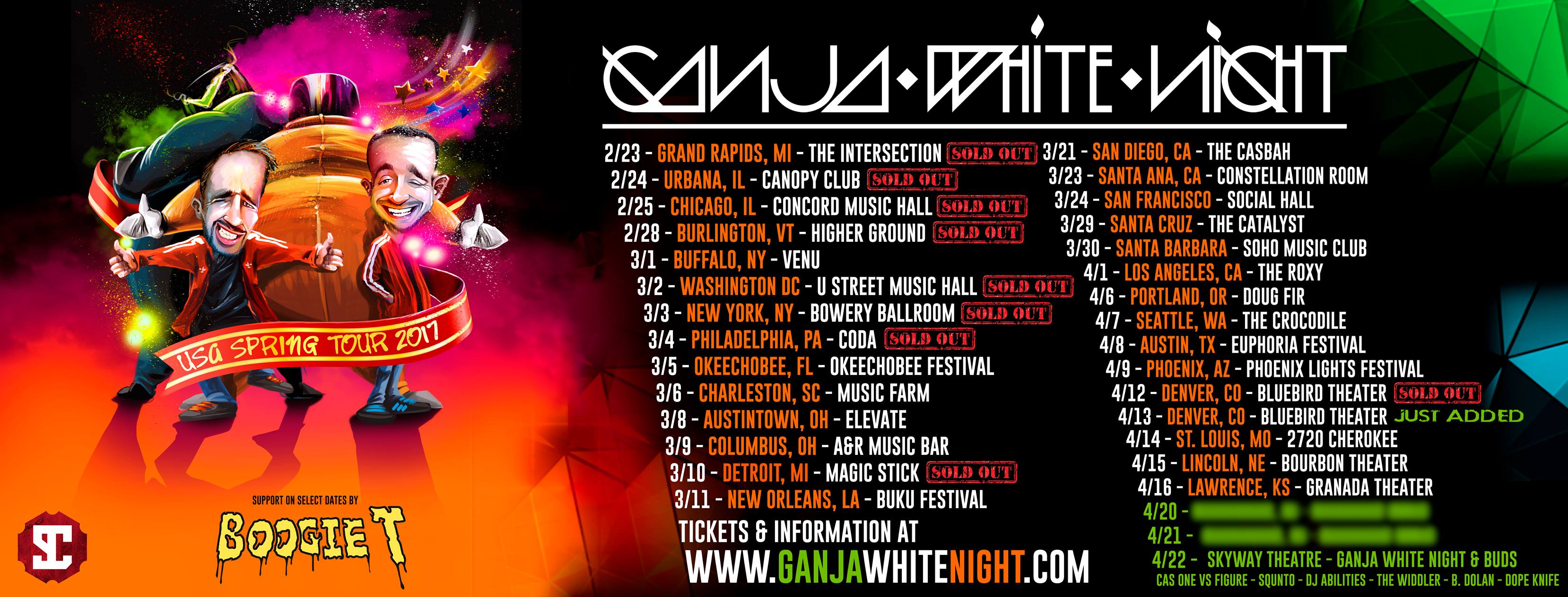 Ganja White Night Expands Spring Tour