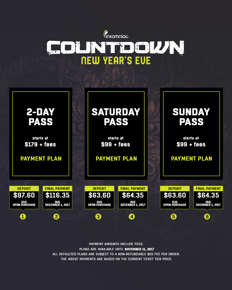 Insomniac’s 4th Annual Countdown NYE Lineup Announcement