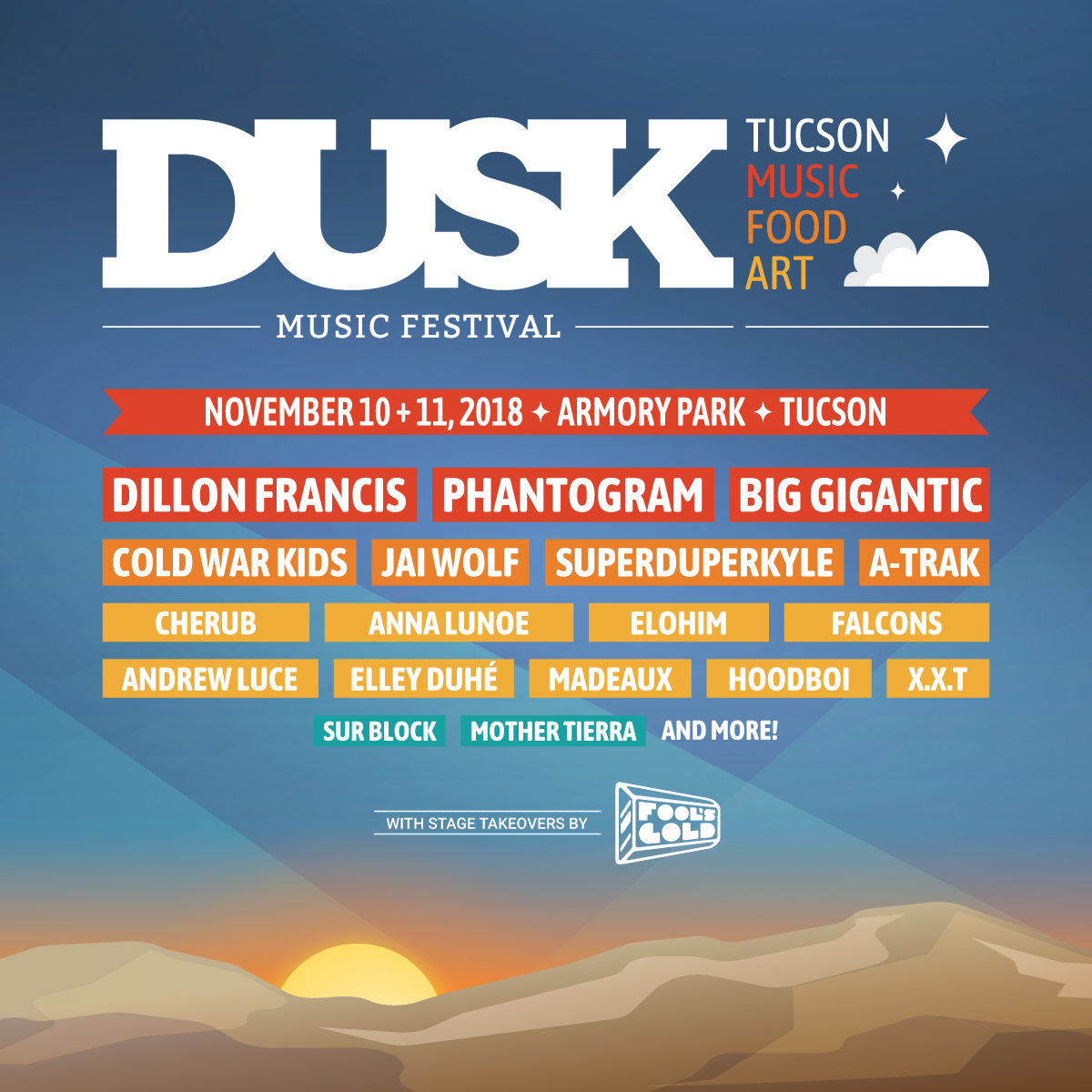 DUSK Music Festival Set to Bloom in the Tucson Desert