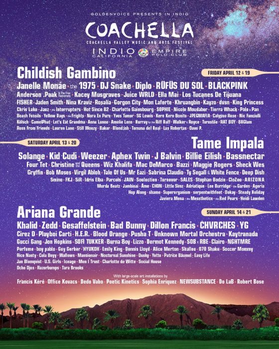 A Basic Coachella 2019 Lineup Playlist