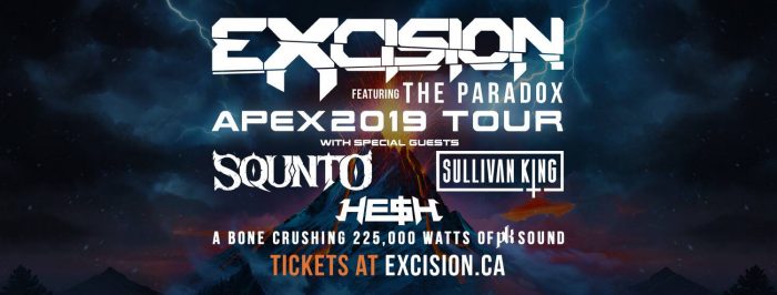 Excision&#039;s Apex Tour And Festival Plans Are Ready To Take Over 2019