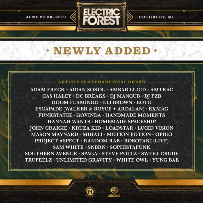 Electric Forest Reveals Additional Artists and Curated Events