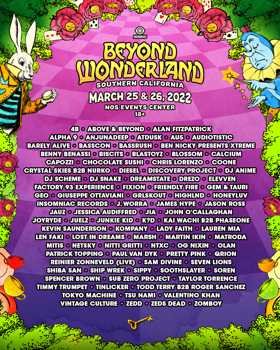 Beyond Wonderland 2022 Lineup Preview LaptrinhX / News